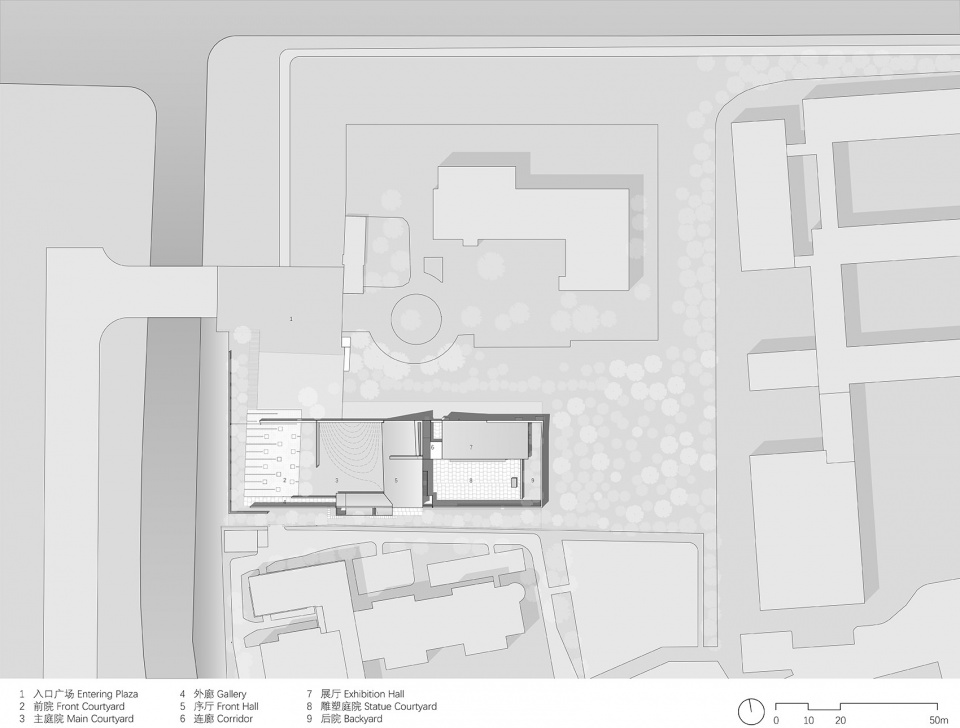taoyiqiu memorial by atelier deshaus