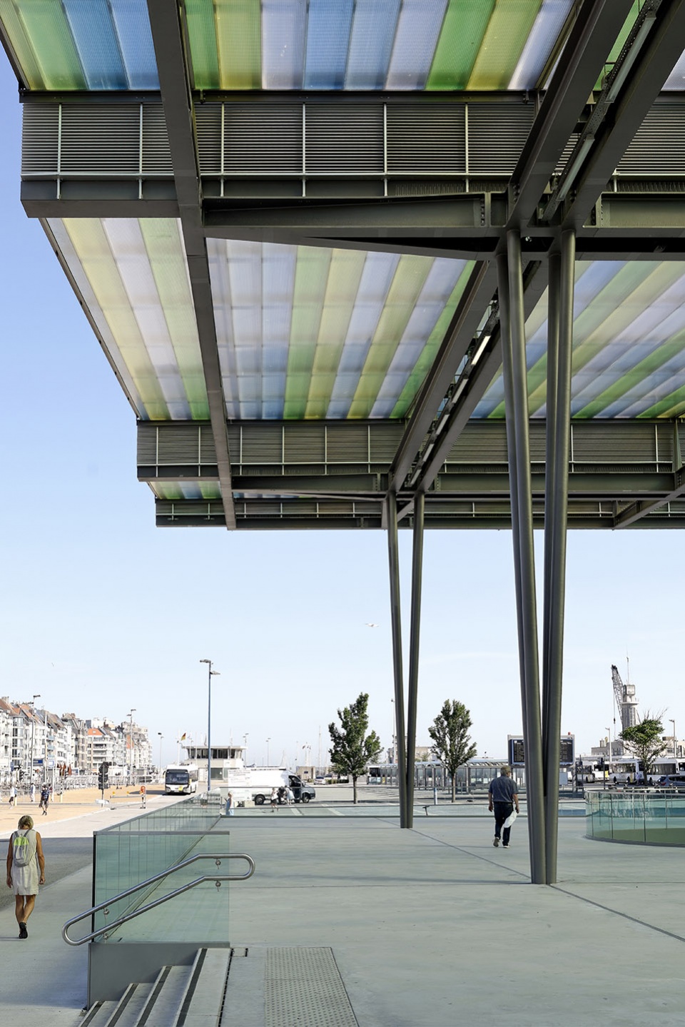 oostende station by dietmar feichtinger architectes