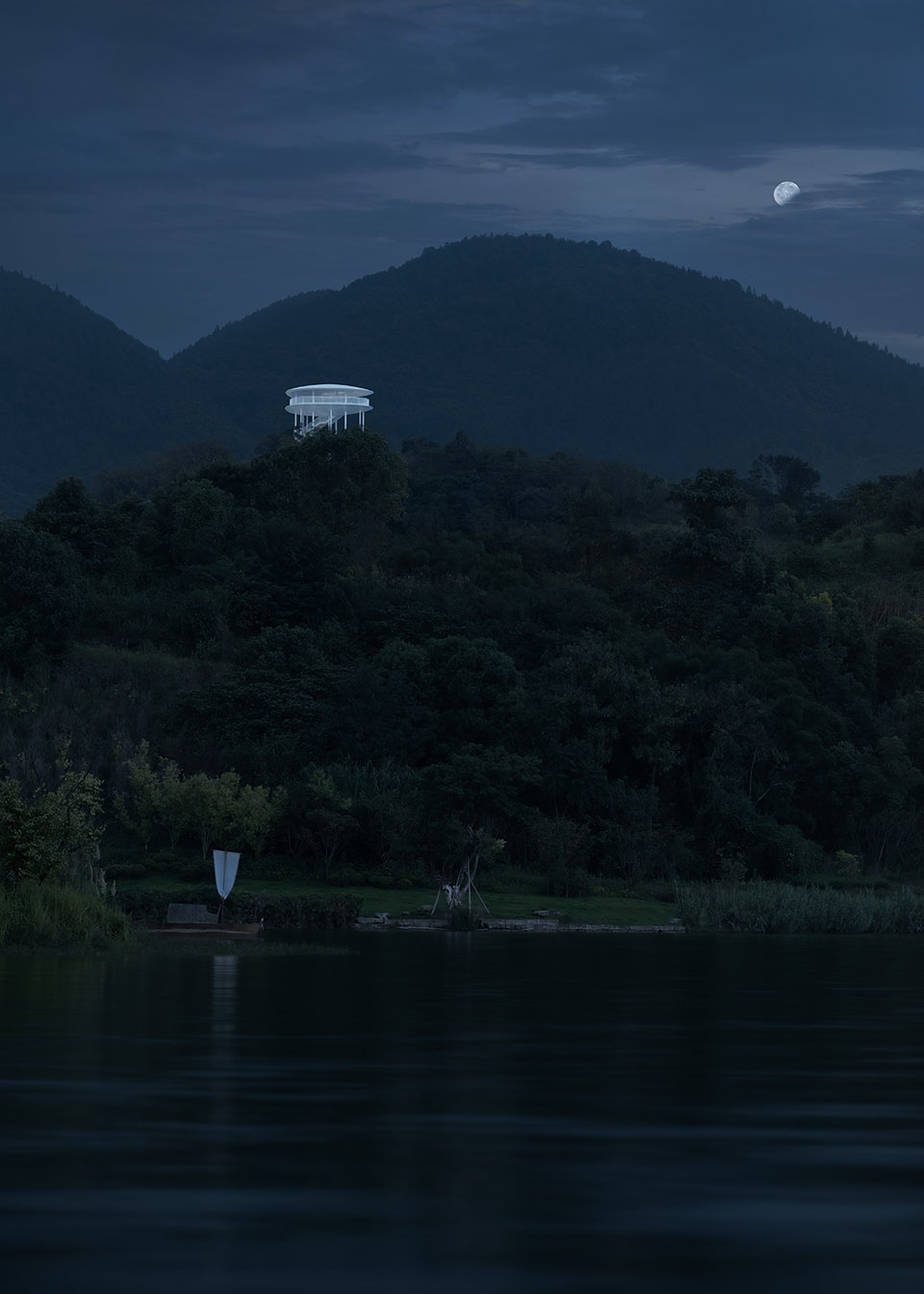 Chongqing Mingyue Lake Landscape Tower China by gad