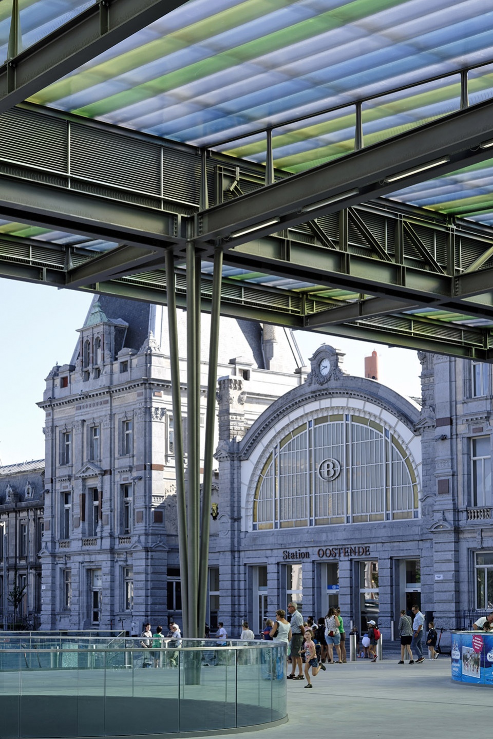 oostende station by dietmar feichtinger architectes