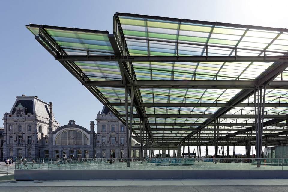 oostende station by dietmar feichtinger architectes