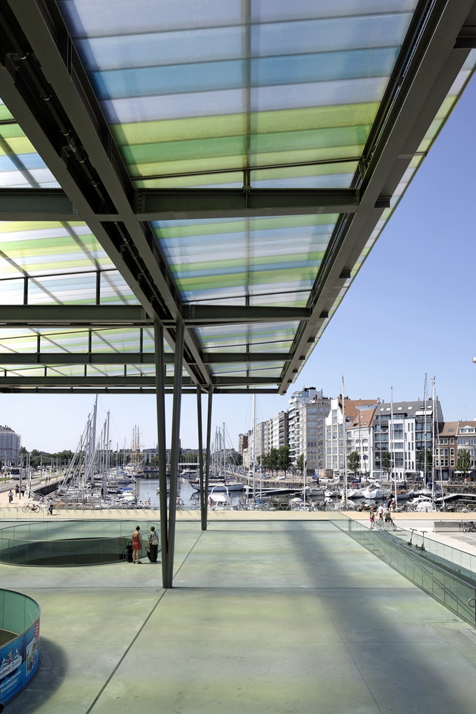 oostende station by dietmar feichtinger architectes