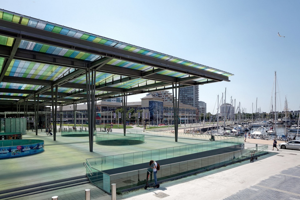 oostende station by dietmar feichtinger architectes