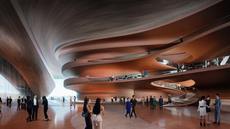 sanya cultural district by zaha hadid architects