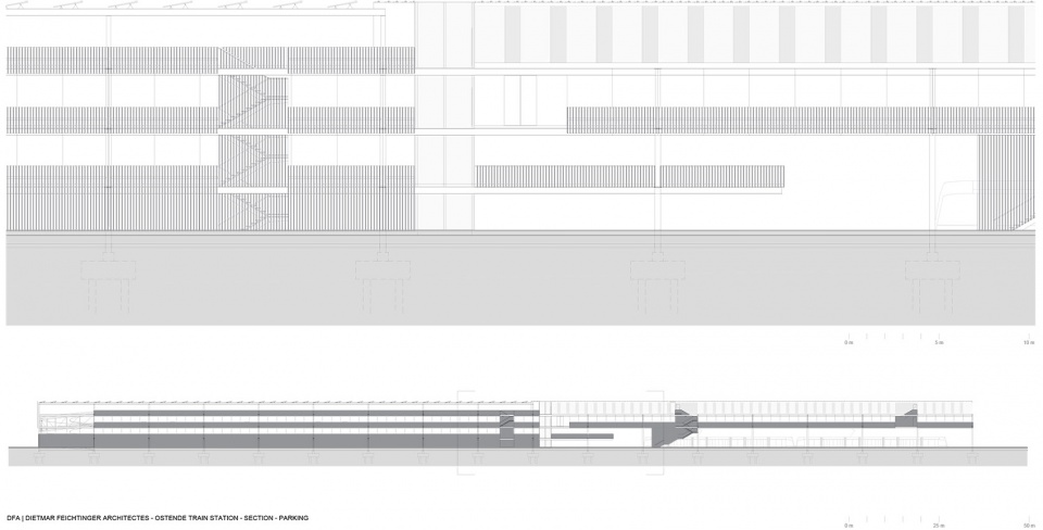 oostende station by dietmar feichtinger architectes