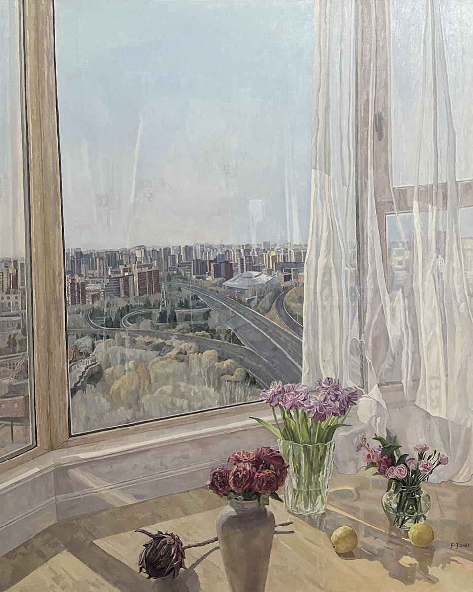 oil paintings by feng jing