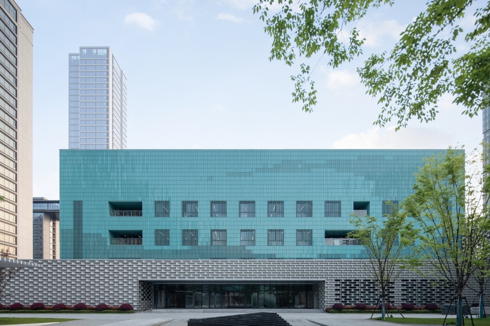 文化中心立面 Community Cultural Center Facade asian games athlete village