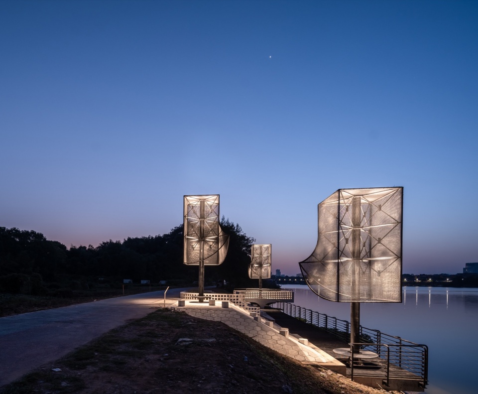 (Arch Nango) channel revetment in hushigua art eco site