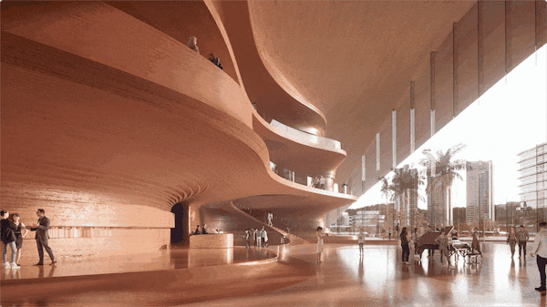 sanya cultural district by zaha hadid architects