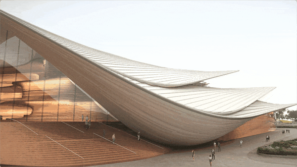 sanya cultural district by zaha hadid architects