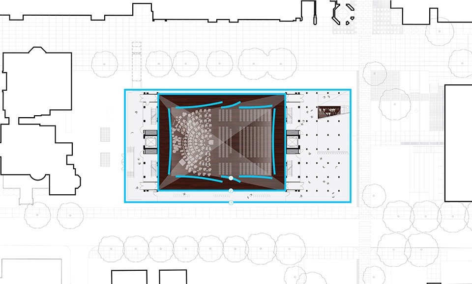 GLASS DETAIL COLORED PLAN WITH NUMBER