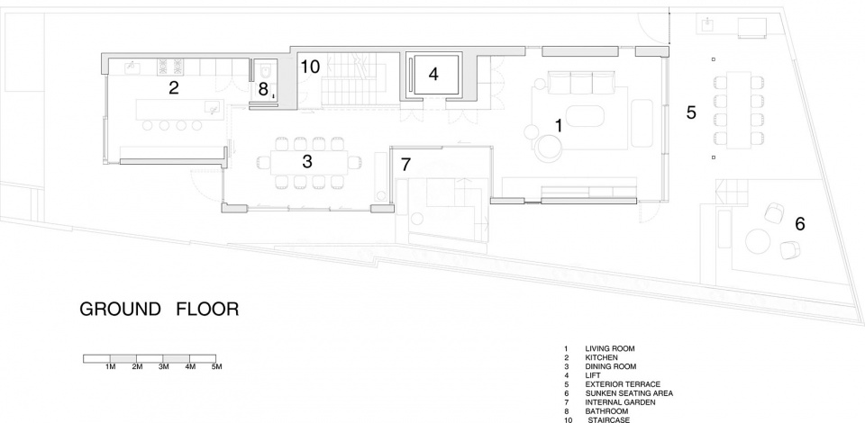 Linehouse cape drive residence ground level