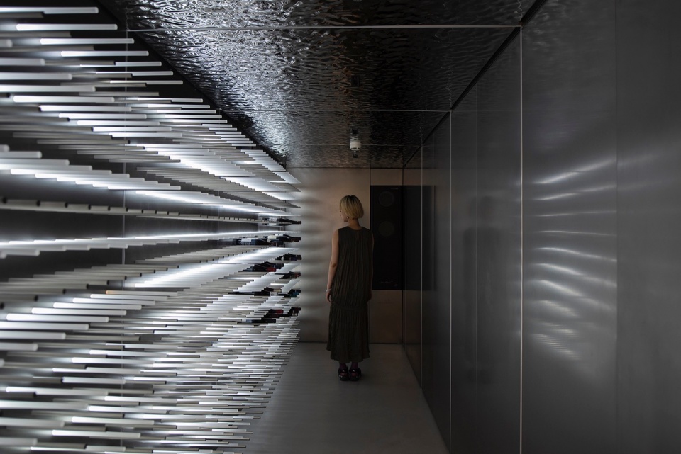 开放式酒架 2©宋肖澹 caveau de xtd wine store by monoarchi