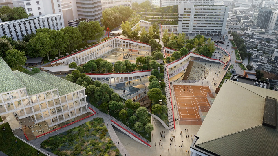 hongik university seoul campus by oma