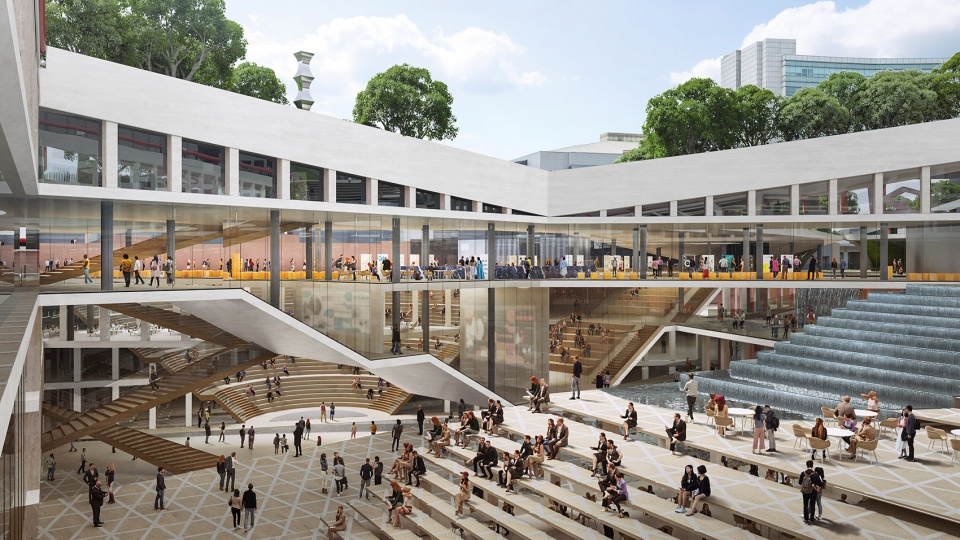 hongik university seoul campus by oma