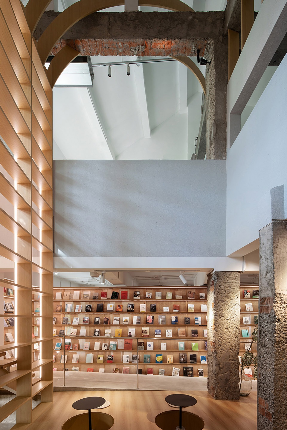 book inside book outside by displacement architecture design