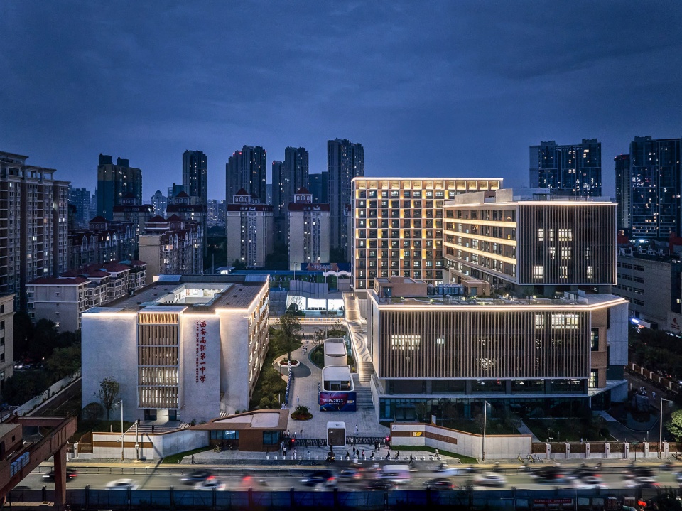 xian gaoxin no 1 high school expansion and social shared car park construction project