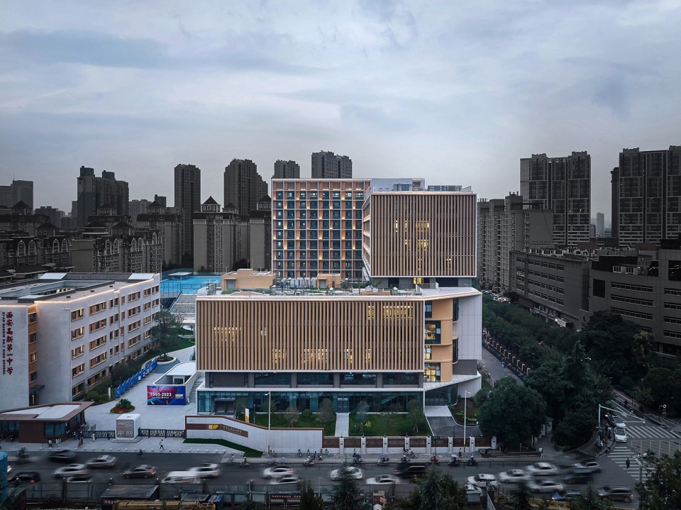 xian gaoxin no 1 high school expansion and social shared car park construction project