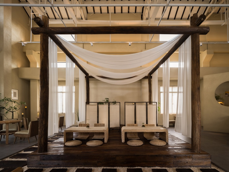 A New Chinese Tea Drinking Space Reconstructed from an Old Plant by Atelier D Y