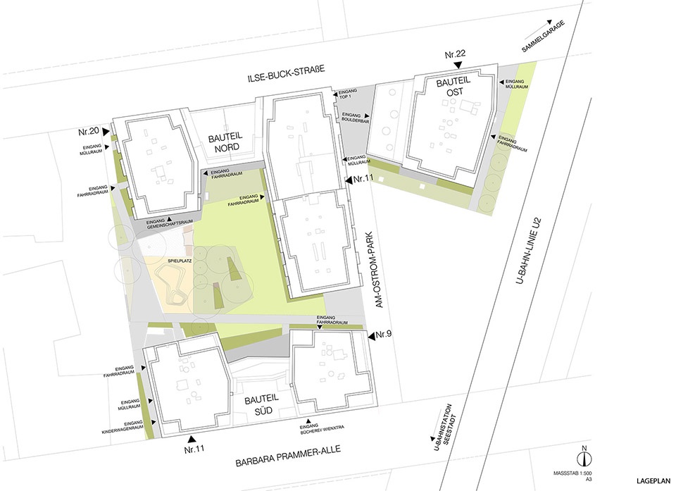 Le Lac Sportif‐Quartier am Seebogen by einszueins architektur