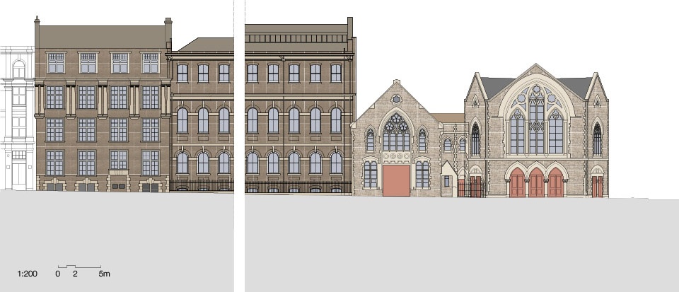 Central Foundation Boys School by Hawkins Brown