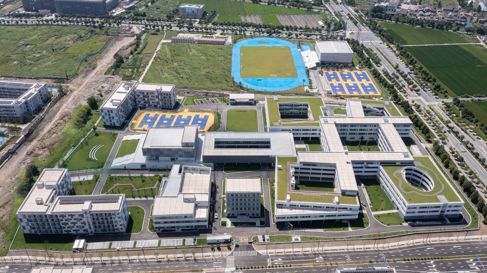 Ningbo Gulin Vocational High School by ARCHIS Design Studio