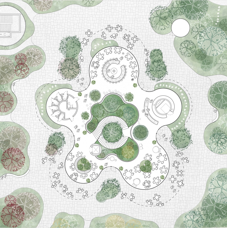 the opera park by cobe