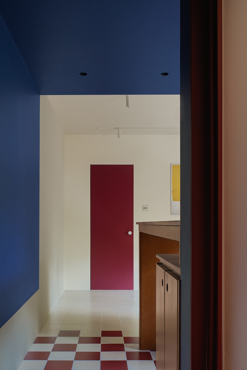 illustrators home of three primary colors by nul architects