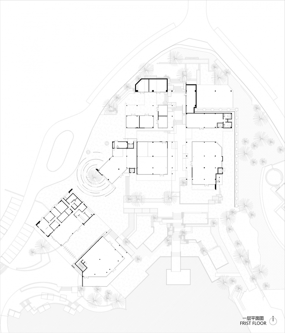成都天府麓湖美食岛二期 四周建筑