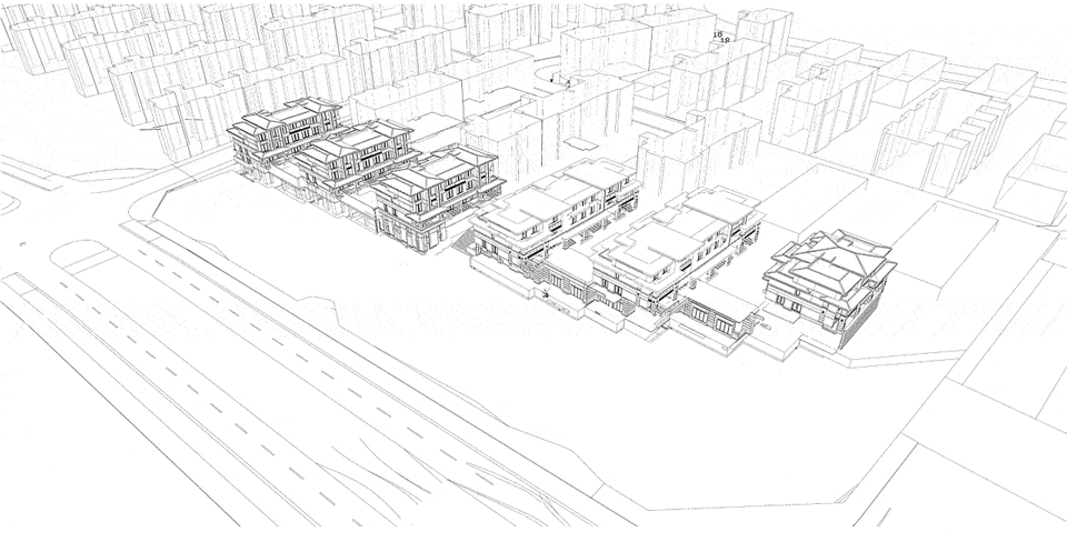 Commercial block reconstruction in Beijing by Atelier Shanghai Dachuan Architects