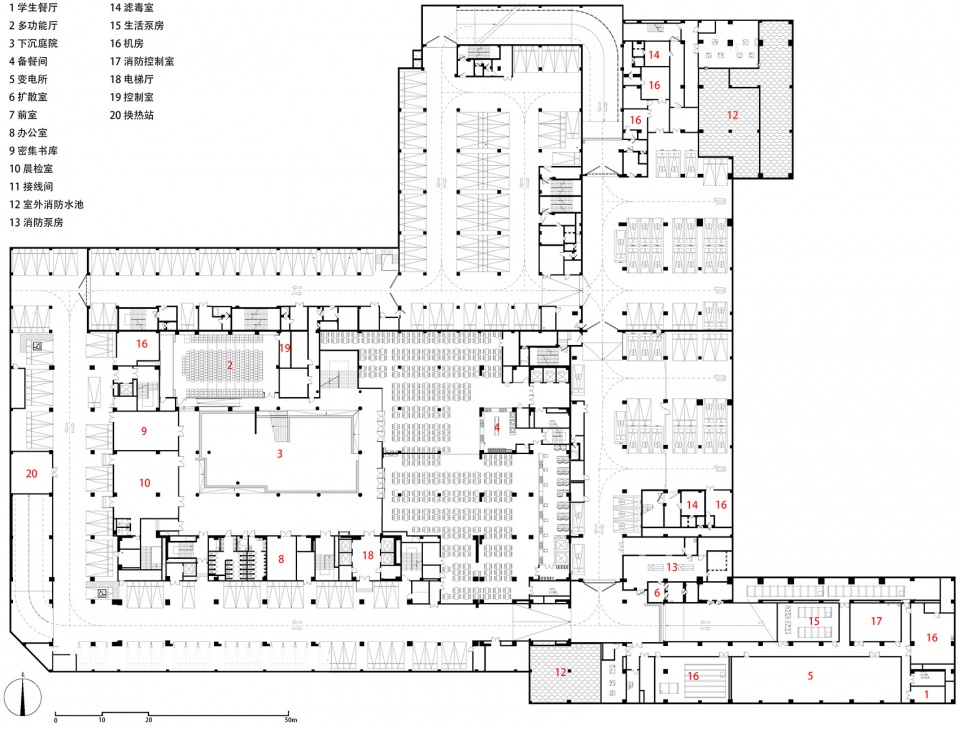 xian gaoxin no 1 high school expansion and social shared car park construction project