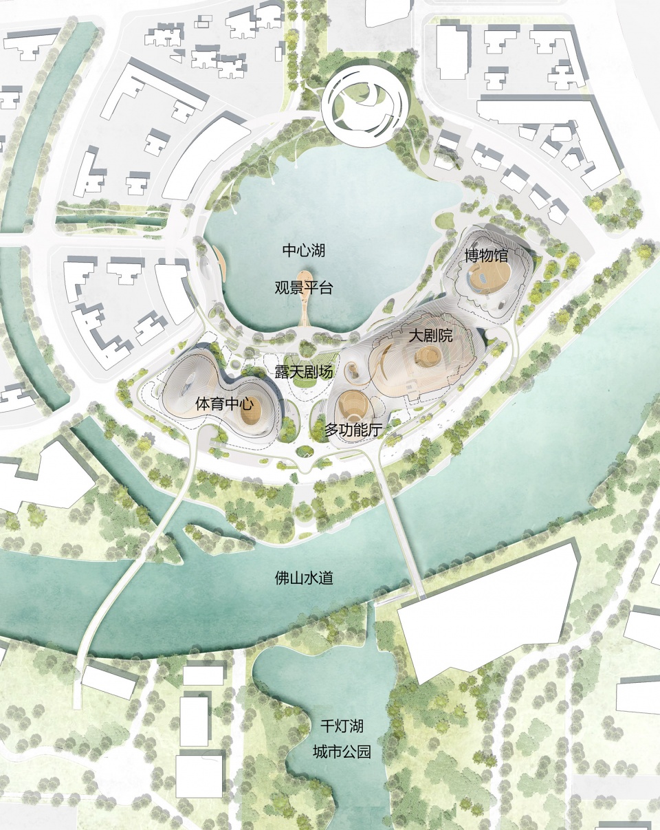 nanhai art center by mad