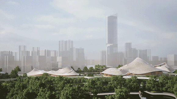 nanhai art center by mad