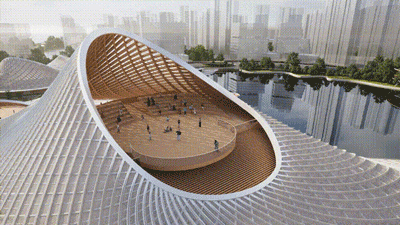 nanhai art center by mad