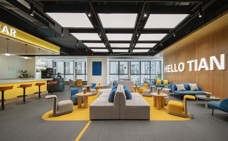 tianjin huanyu co working space design by daga architects
