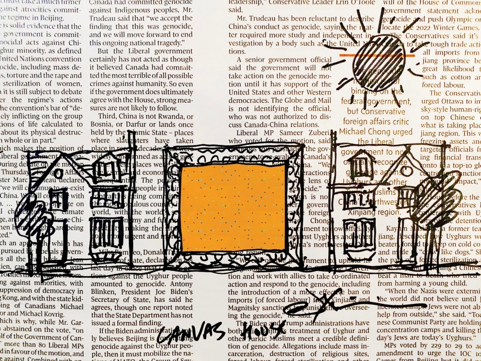canvas house by partisans
