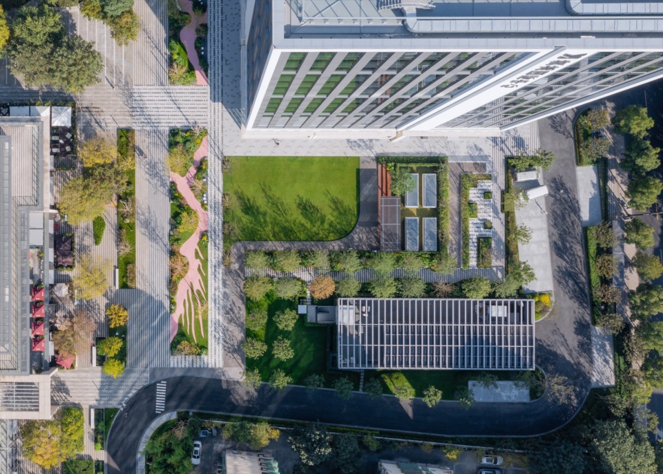 huanglong vanke center landscape design by percent landscape design studio