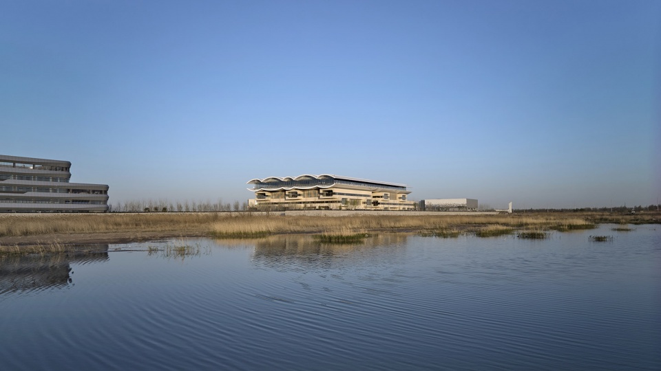 The new library and the school gate of CAUC by Original Design Studio TJAD
