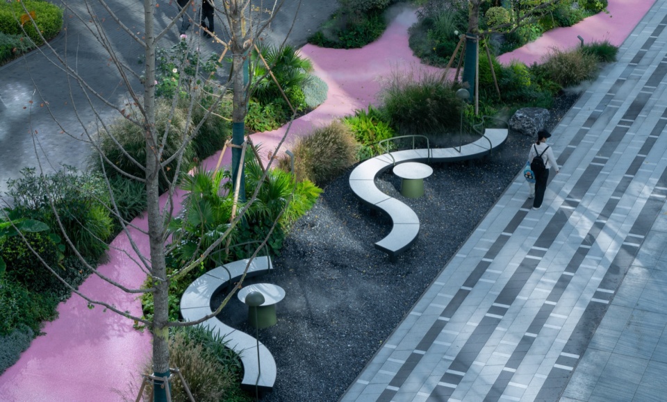 huanglong vanke center landscape design by percent landscape design studio