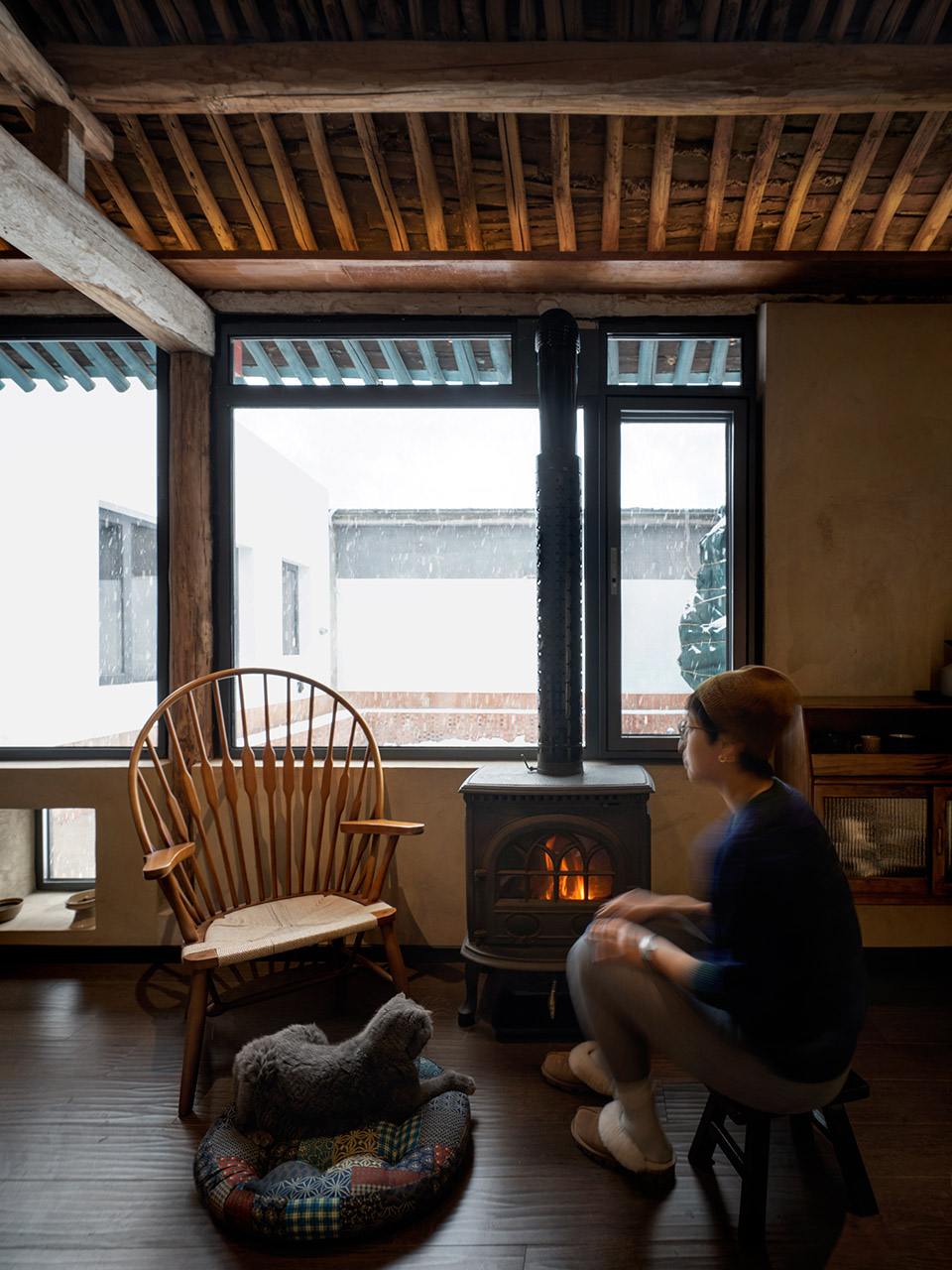 winter country yard by linjian design studio