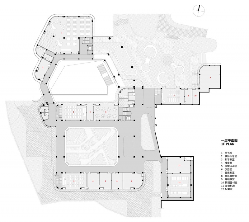 xiamen jinbang elementary school by oneness studio