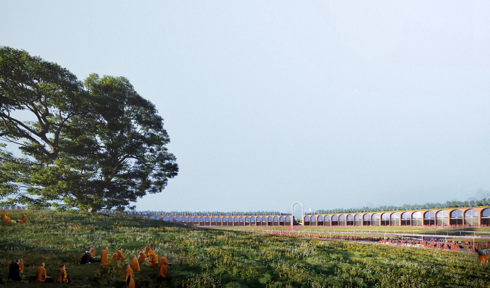 Ramagrama Stupa Lumbini by Stefano Boeri Architetti