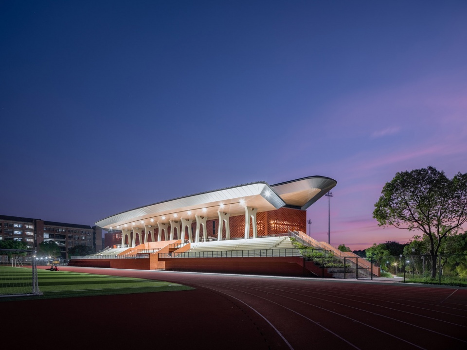 asian games cricket field in pingfeng campus of zjut by azut