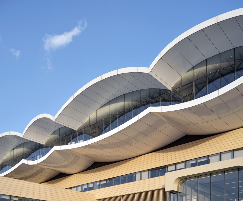 The new library and the school gate of CAUC by Original Design Studio TJAD