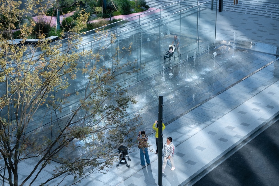 huanglong vanke center landscape design by percent landscape design studio