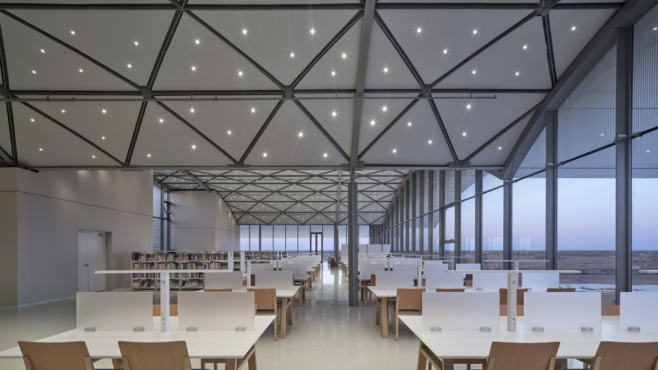 The new library and the school gate of CAUC by Original Design Studio TJAD