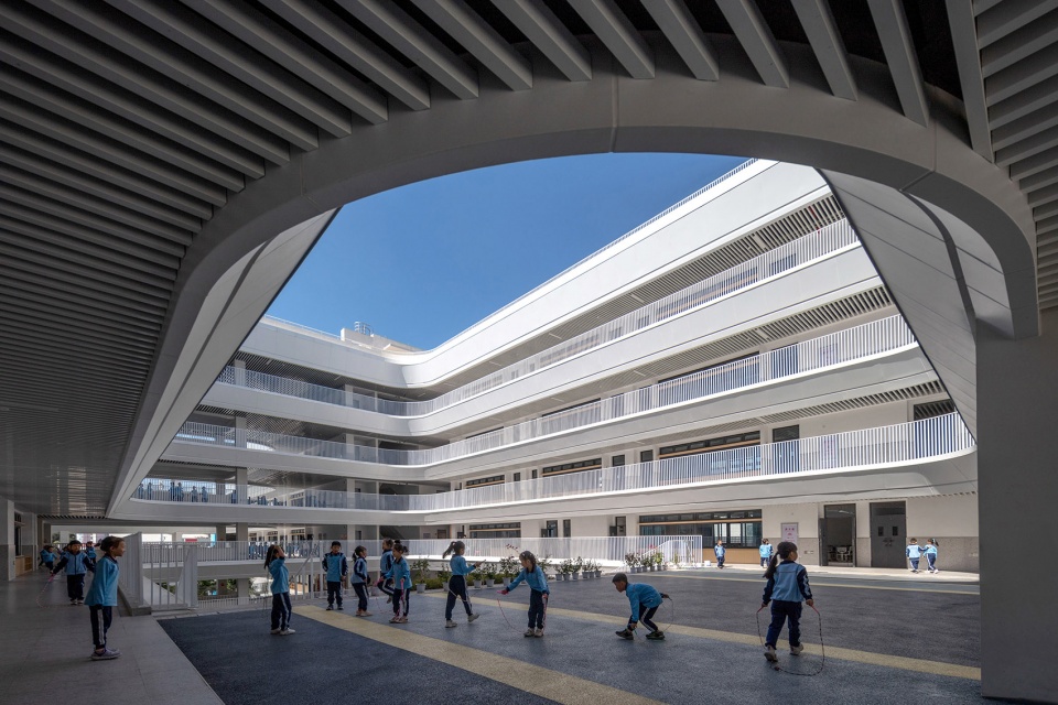 xiamen jinbang elementary school by oneness studio
