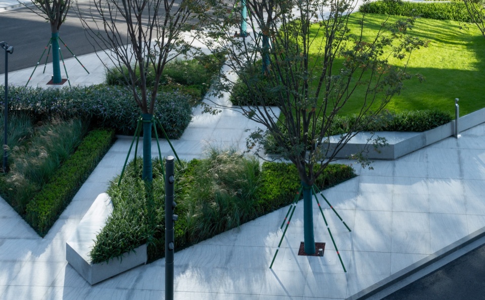 huanglong vanke center landscape design by percent landscape design studio