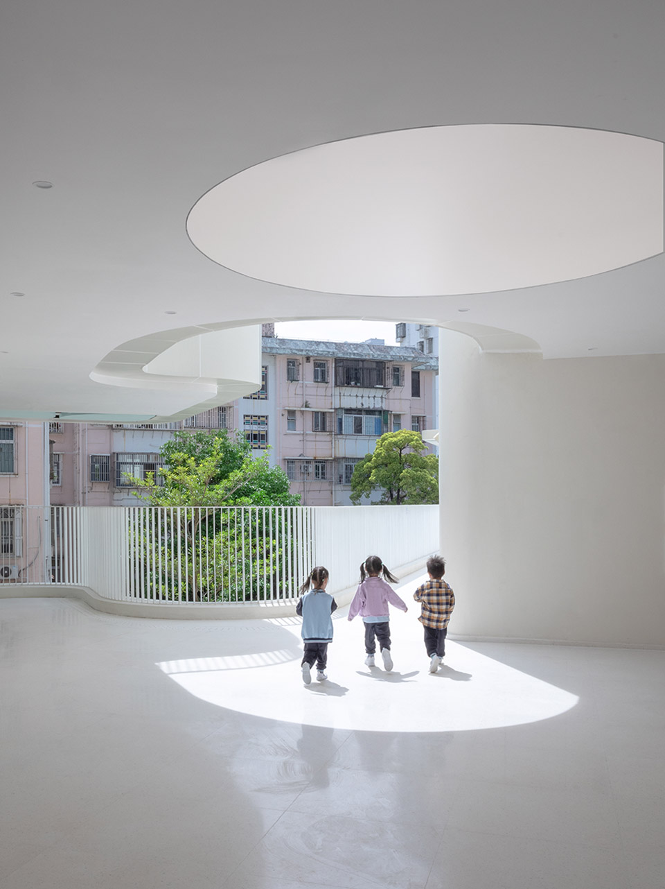 kindergarten of museum forest by atelier apeiron