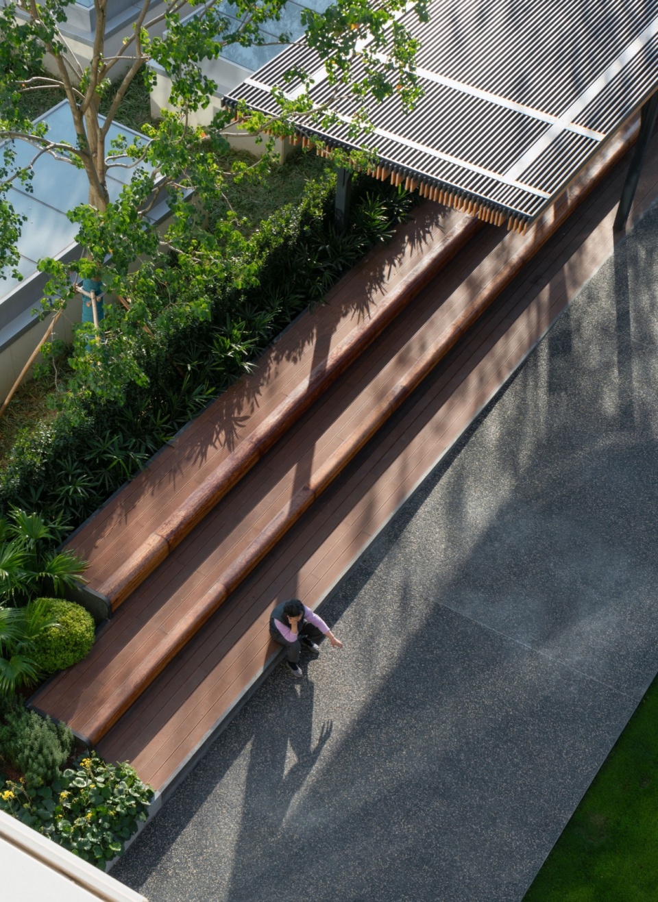 huanglong vanke center landscape design by percent landscape design studio
